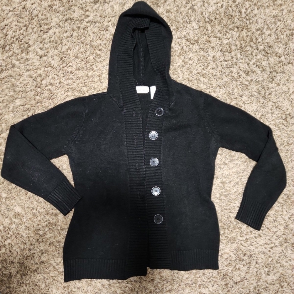 Black Large Fashion Bug Cardigan